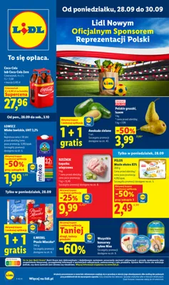 Lidl gazetka - od 28/09/2026 do 30/09/2026